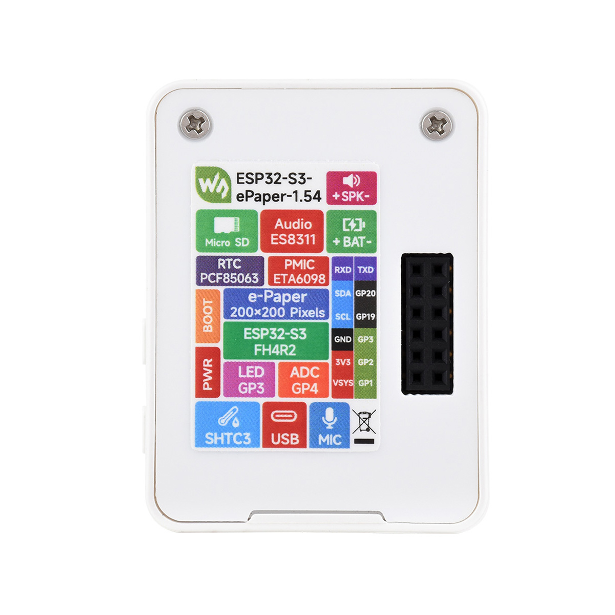 Waveshare ESP32-S3 1.54inch e- - Display Epaper 2.9 评论和价格