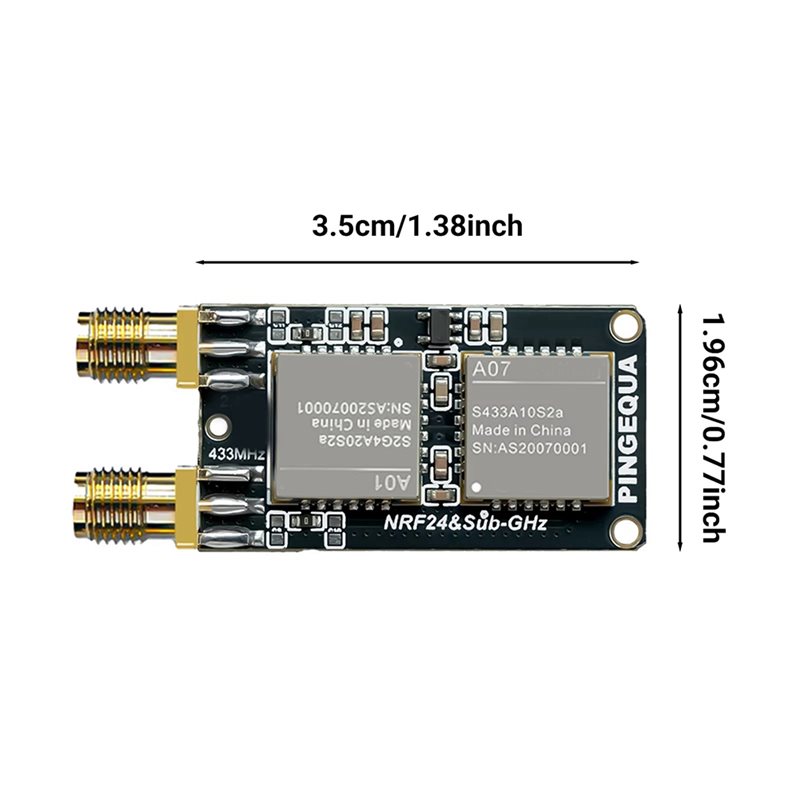 B27B NRF24+ CC1101 2.4Ghz& 433 - 433Mhz Receiver Module 评论和价格