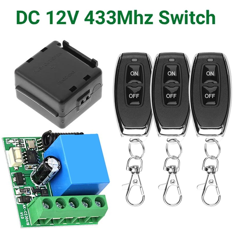 DC 12V 433Mhz RF Wireless Remo - 433Mhz Receiver Module 评论和价格