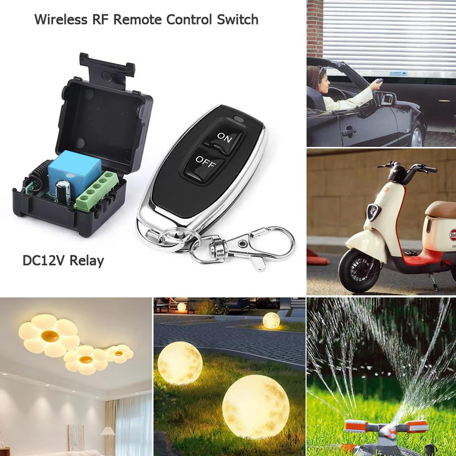 DC 12V 433Mhz RF Wireless Remo - 433Mhz Receiver Module 评论和价格