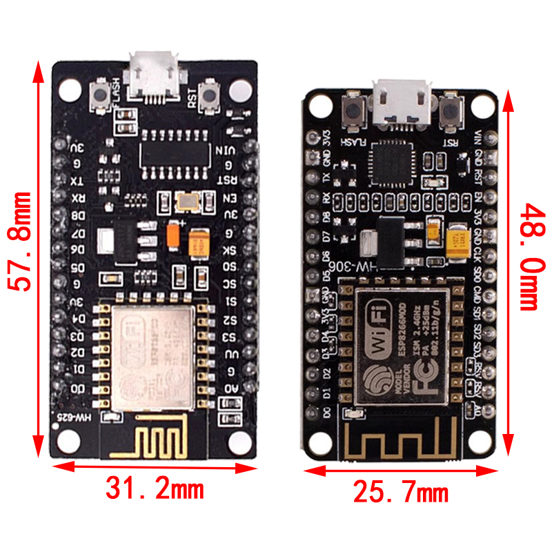 Wireless Module CH340/CP2102/C - Esp8266 Nodemcu Board 评论和价格